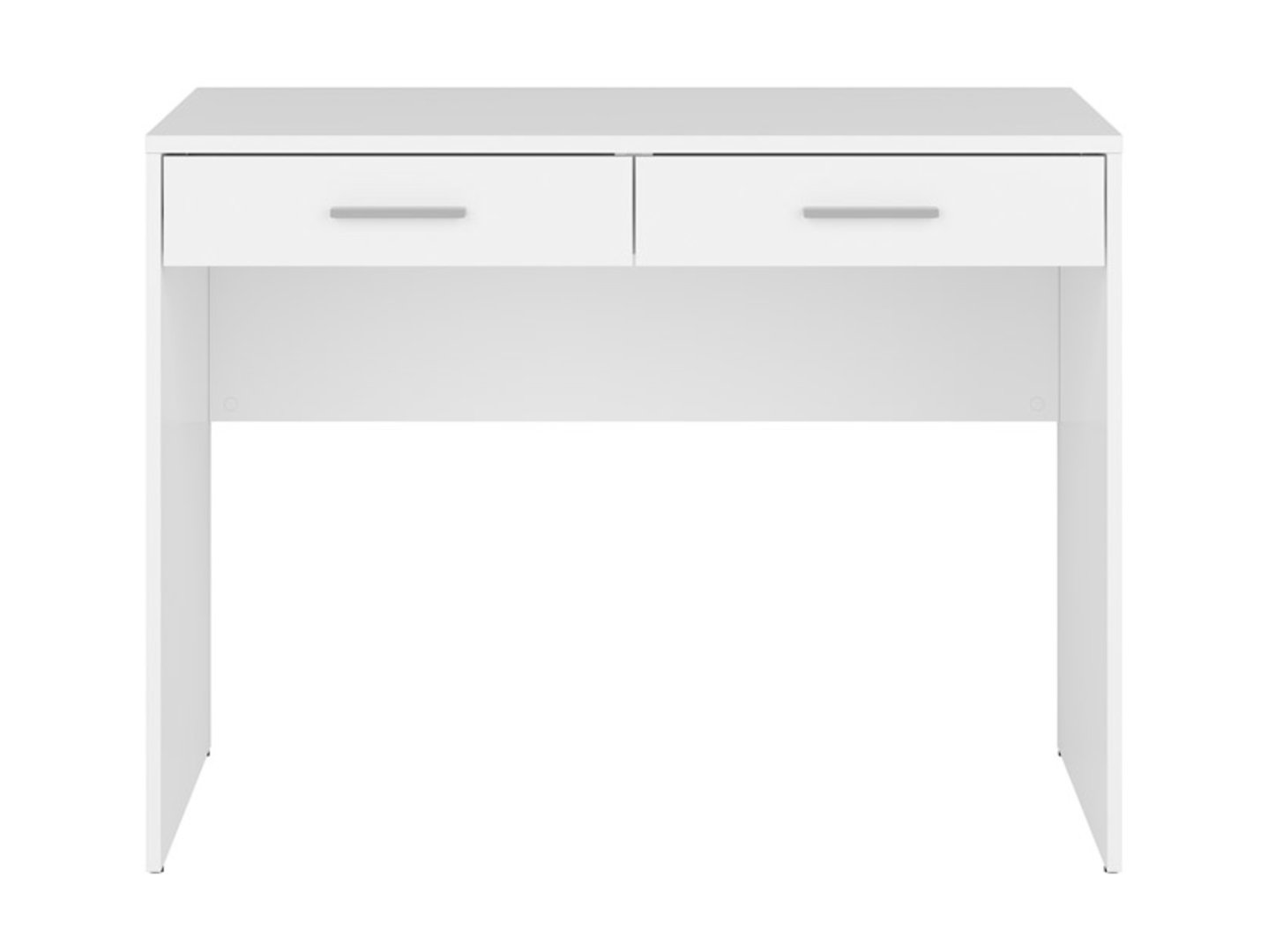 NEPO PLUS rakstāmgalds ar divām atvilktnēm, 59 cm, balts — изображение 2
