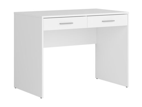 NEPO PLUS rakstāmgalds ar divām atvilktnēm, 59 cm, balts