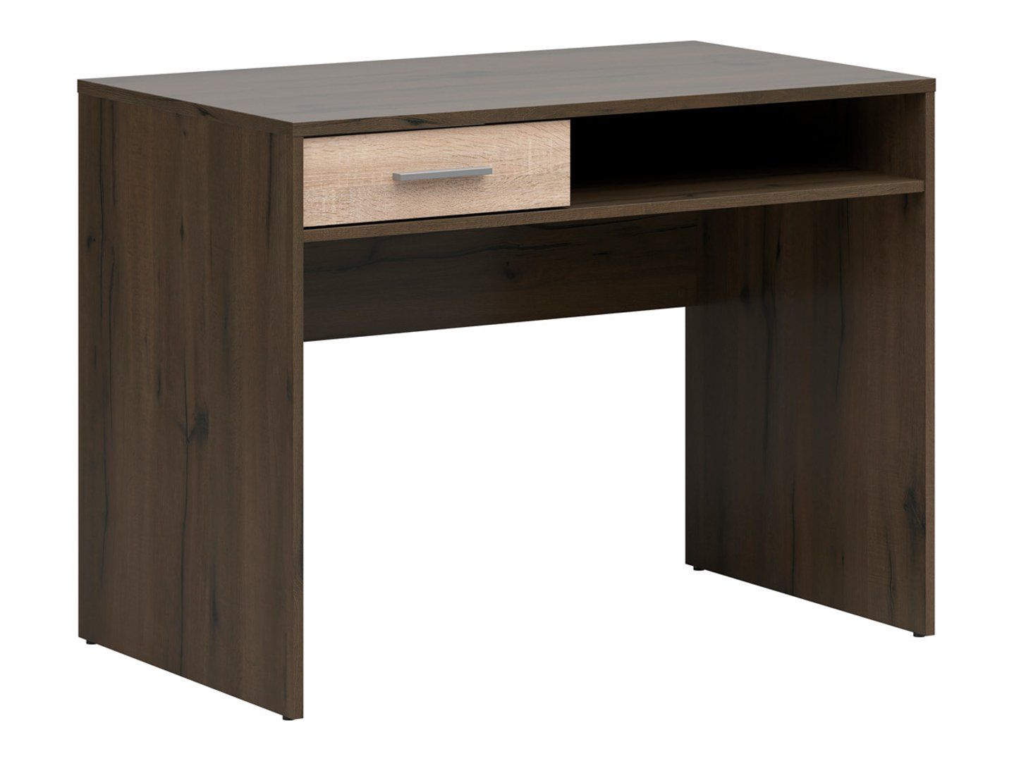 NEPO PLUS rakstāmgalds ar atvilktni, 100 cm, cēls ozols/somona ozols