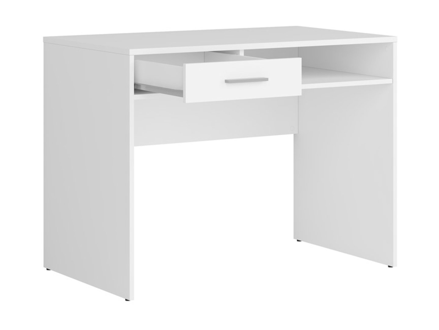 NEPO PLUS rakstāmgalds ar atvilktni, 59 cm, balts — изображение 3