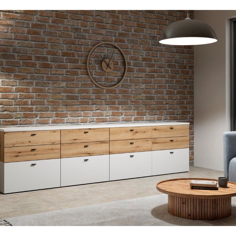 192 cm darba virsma System 64 skapīšiem, balta — изображение 4