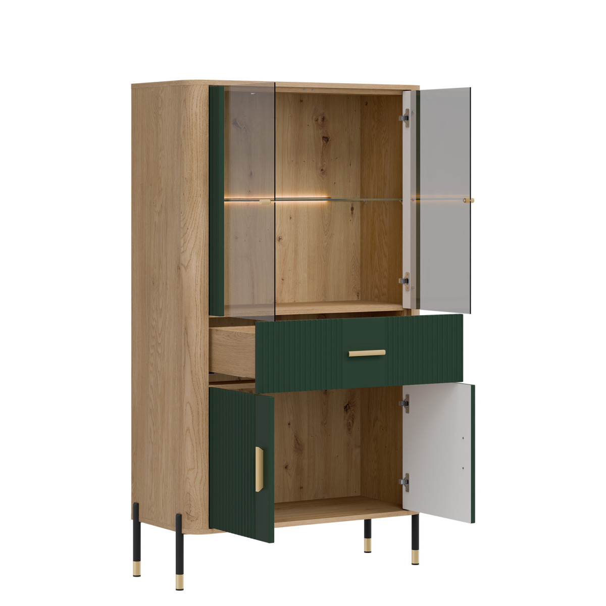 DANTE DT12 ZEMS VITRĪNAS SKAPIS — изображение 6