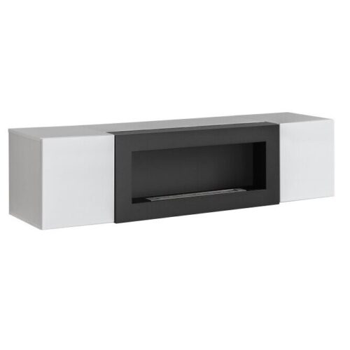 FLY kumode ar kamīnu Perla Gray ASM