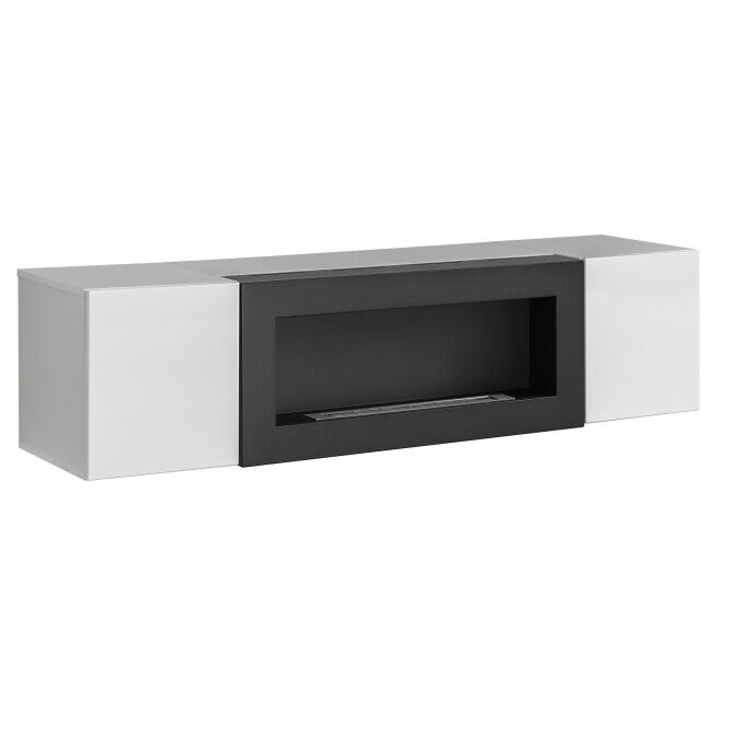 FLY kumode ar kamīnu Perla Gray ASM