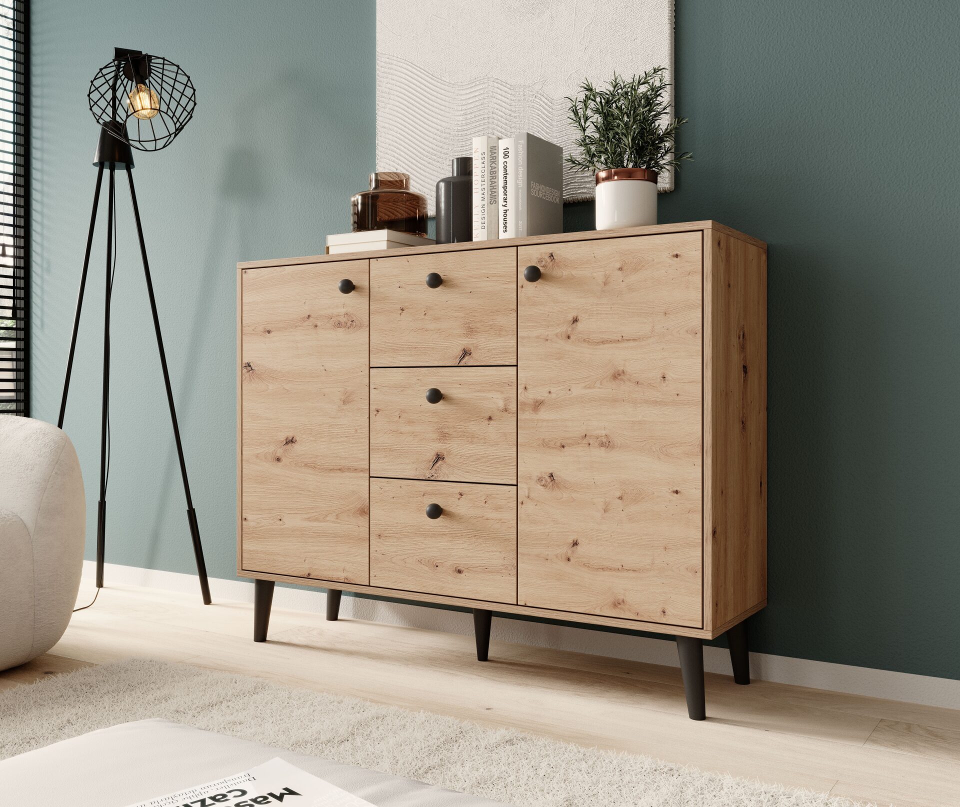 BESA Artisan kumode/melna ADRK — 2 attēls