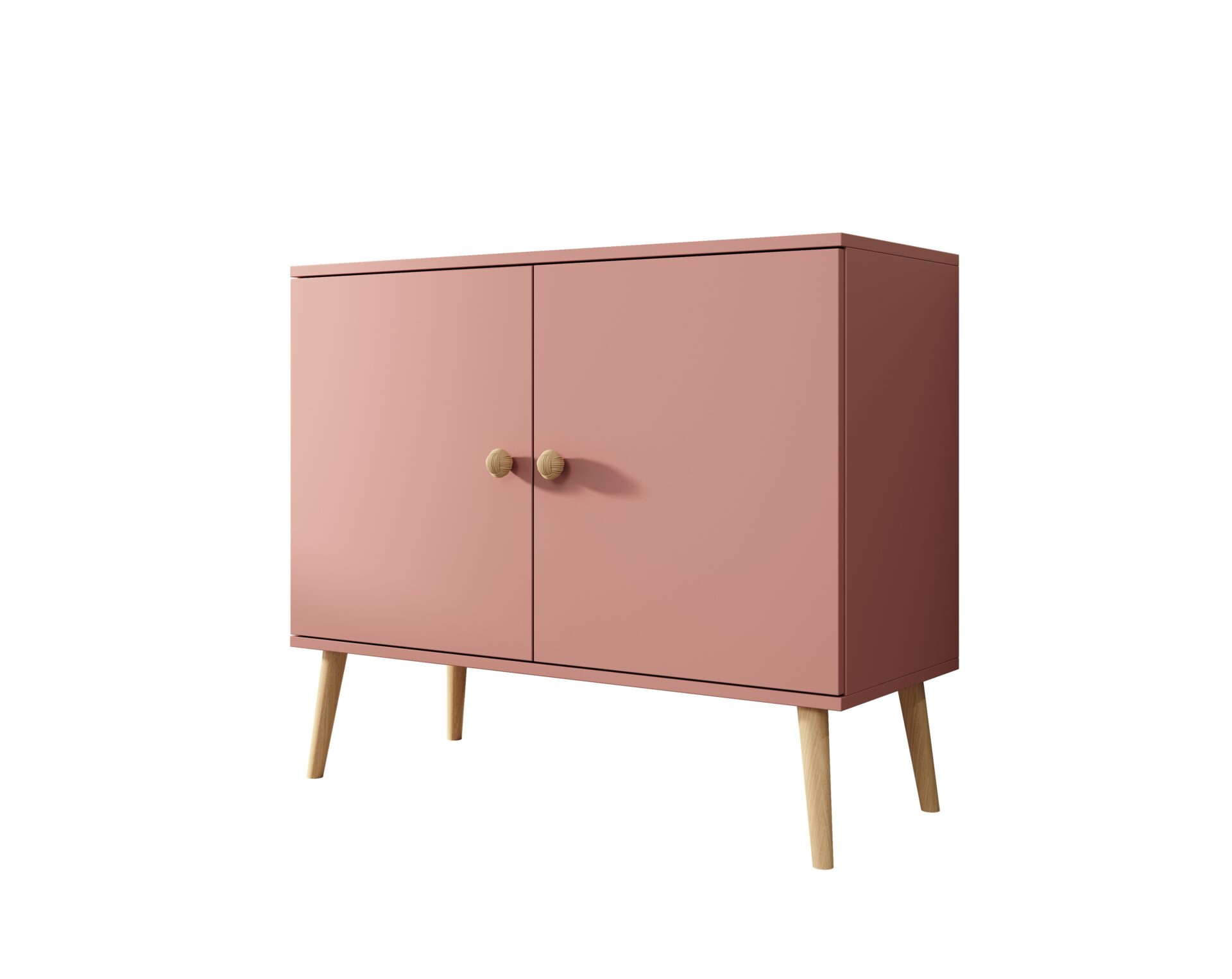 Deri Pink ADRK kumode