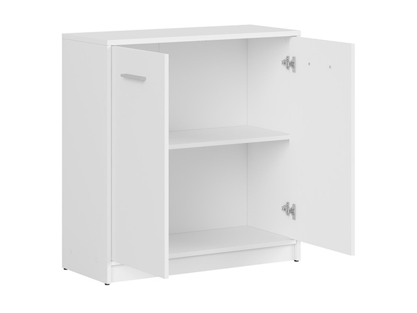 NEPO PLUS divdurvju kumode, 80 cm, balta — изображение 3