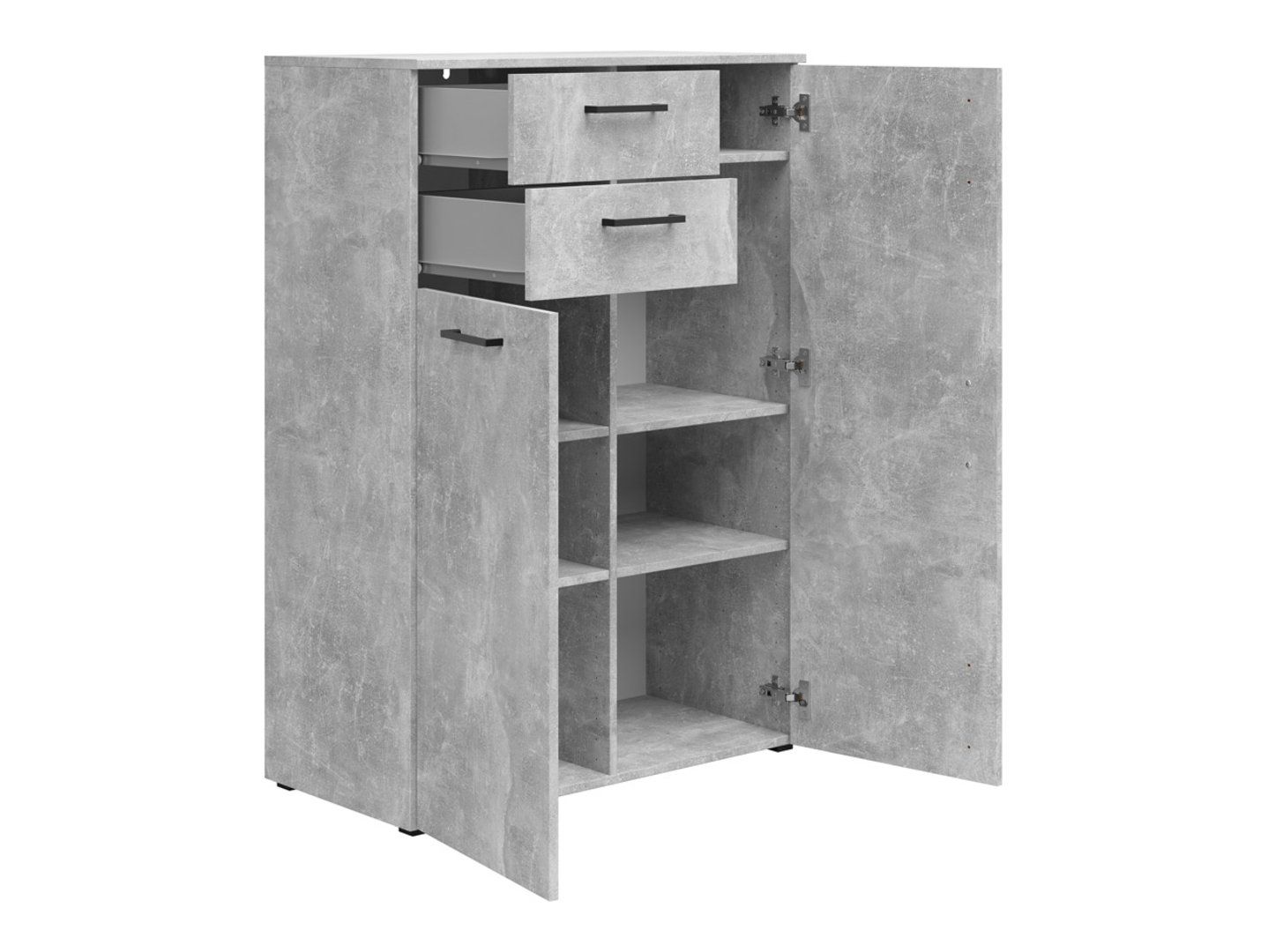 Divdurvju kumode ar 2 atvilktnēm MultiDo 80 cm gaišā ateljē — изображение 2