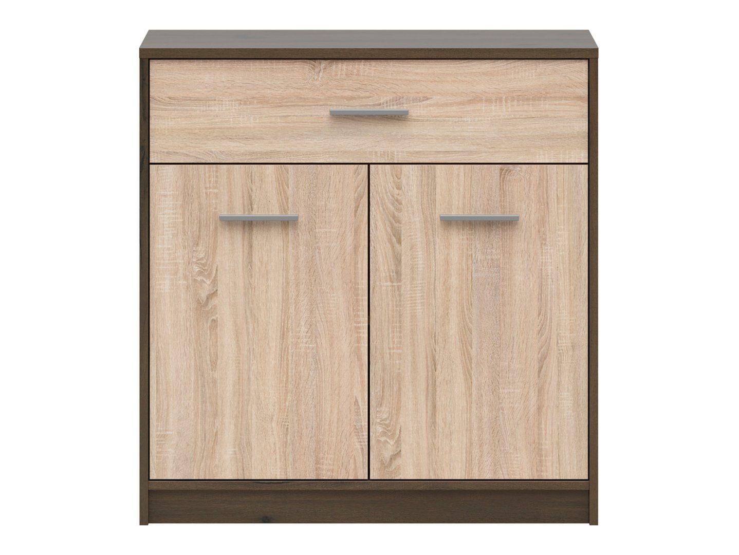 Divdurvju kumode NEPO PLUS 80 cm, cēls ozols/somona ozols — 4 attēls