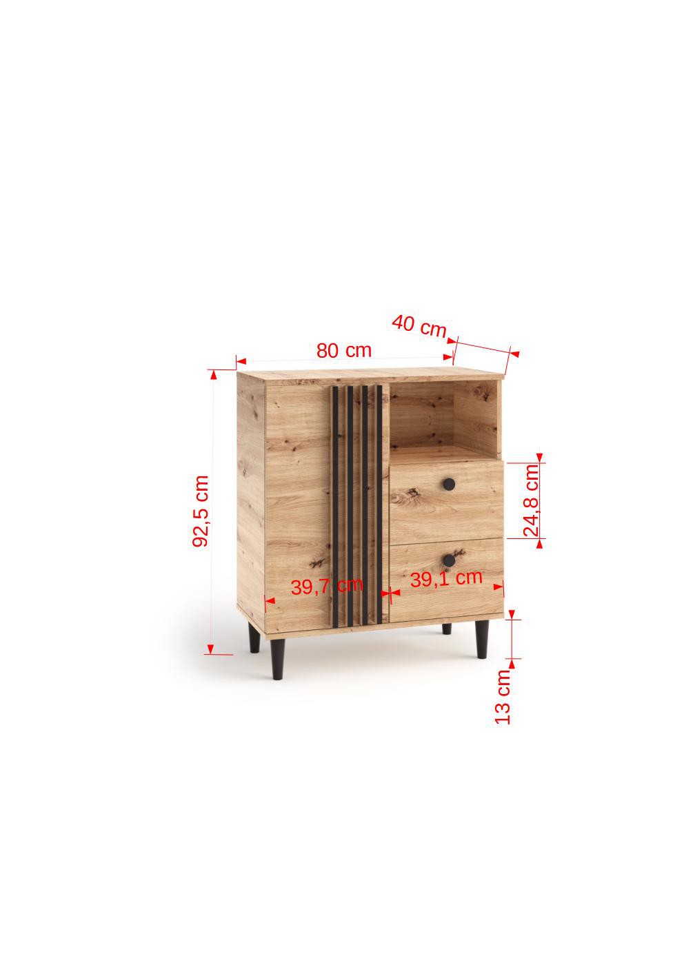 LIVIA 01 Artisan ADRK kumode — 3 attēls