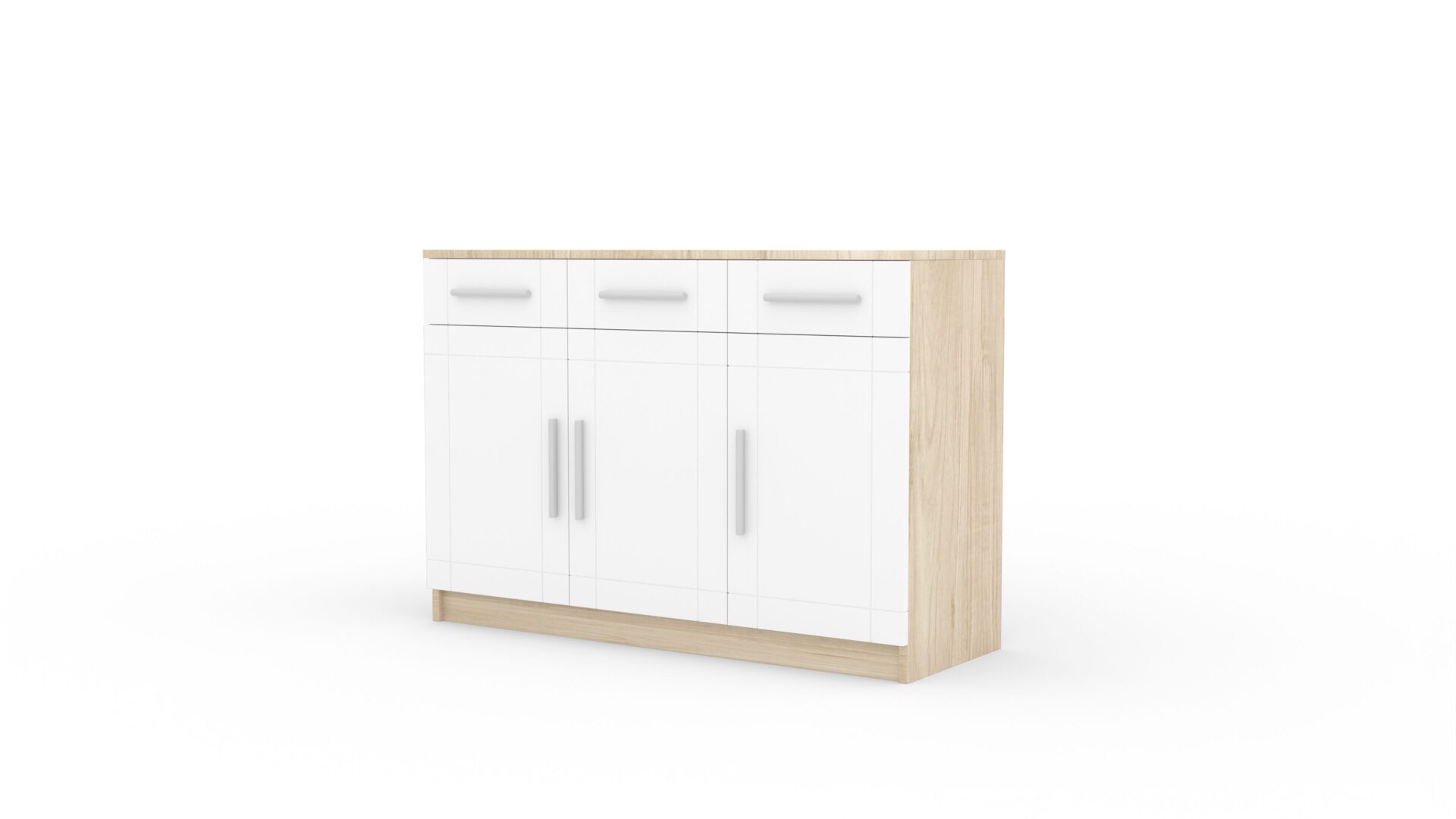 PARVIN Sonoma/White ADRK kumode