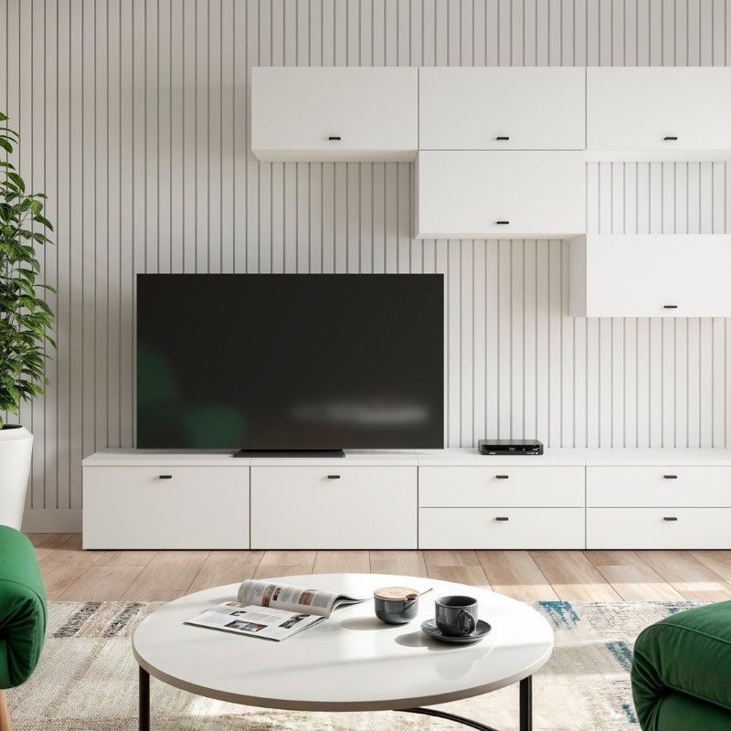 Kumode ar 2 atvilktnēm, 64. sistēma, balta — изображение 4
