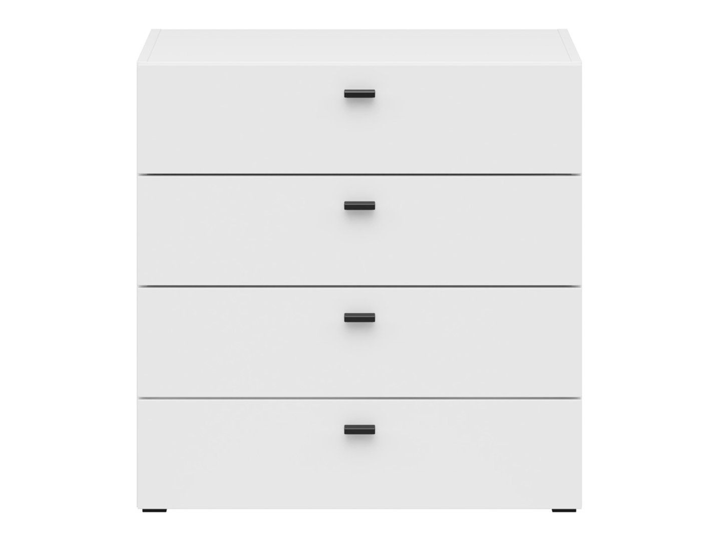 Kumode ar 4 atvilktnēm, 64. sistēma, balta — изображение 6