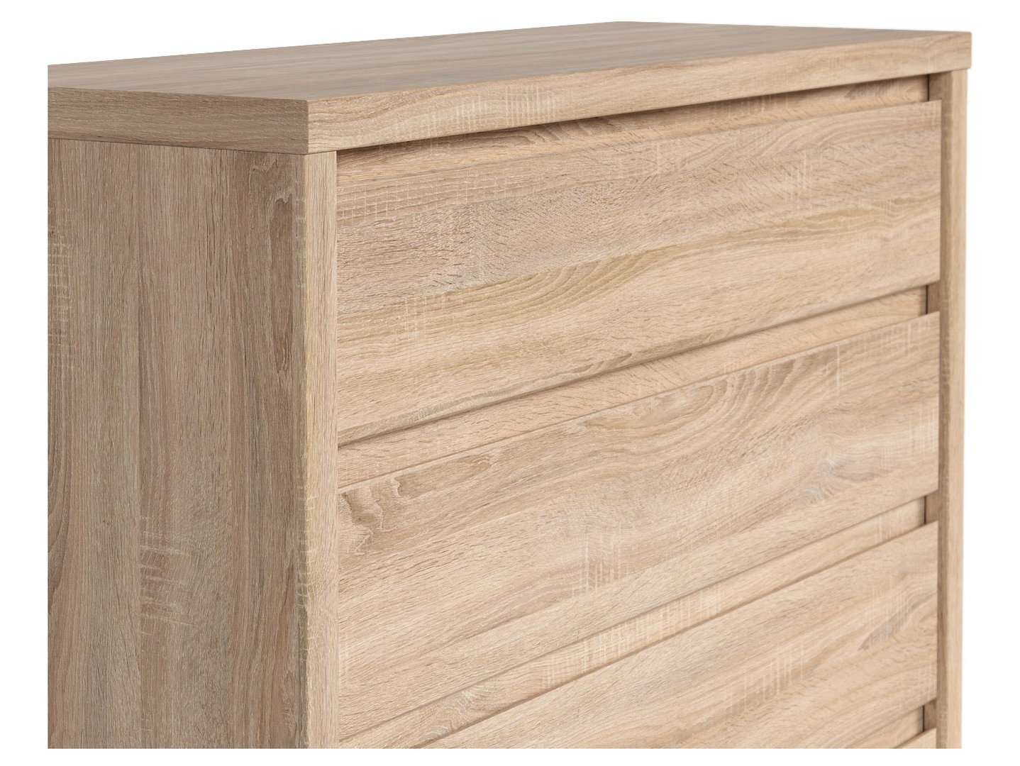 Kumode ar četrām atvilktnēm KASPIAN 105 cm Sonoma ozols/Sonoma ozols — изображение 2