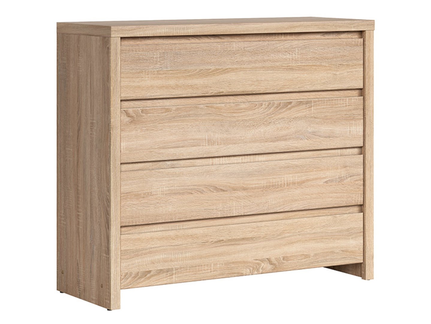 Kumode ar četrām atvilktnēm KASPIAN 105 cm Sonoma ozols/Sonoma ozols — изображение 5