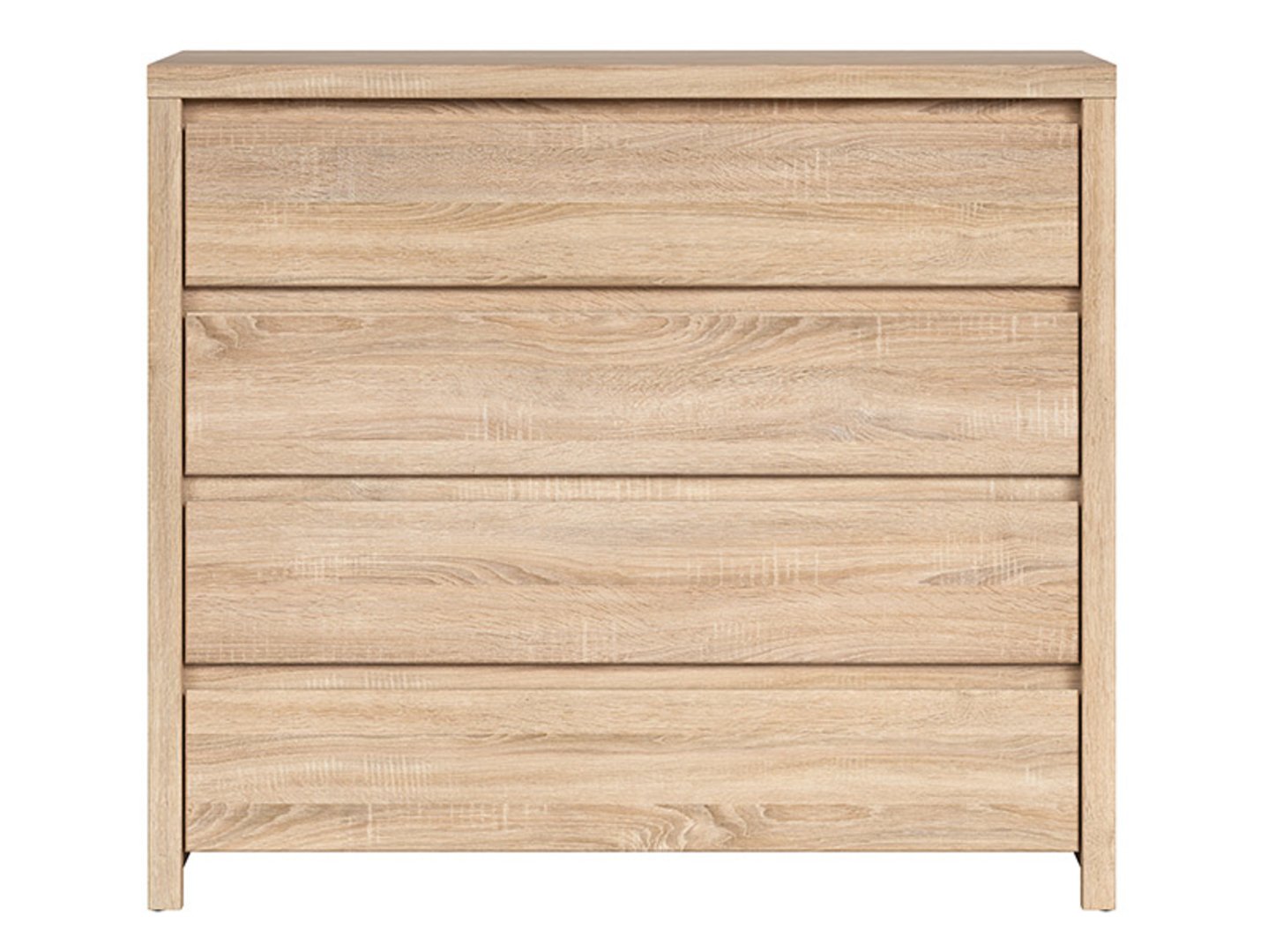 Kumode ar četrām atvilktnēm KASPIAN 105 cm Sonoma ozols/Sonoma ozols — изображение 6
