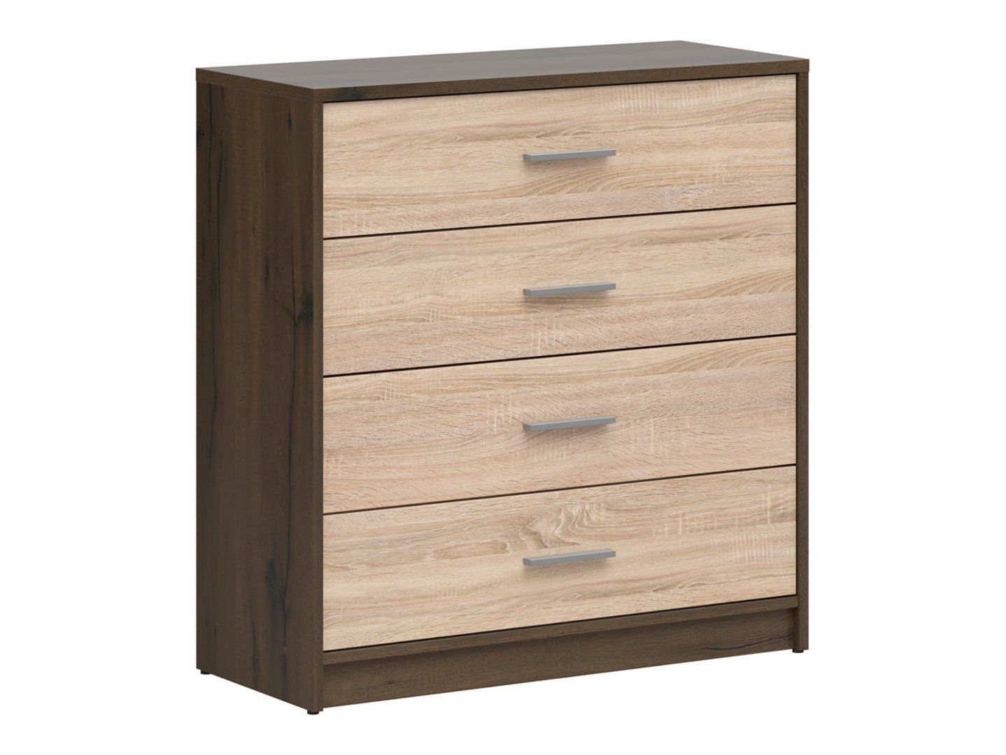 Kumode ar četrām atvilktnēm NEPO PLUS 80 cm cēls ozols/somona ozols