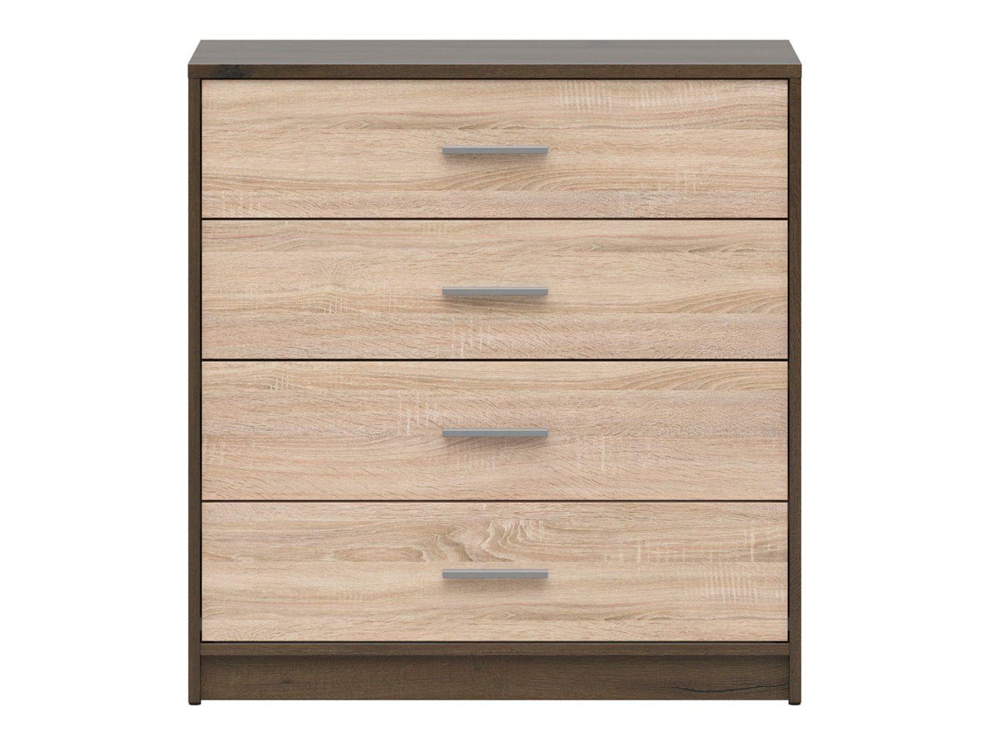 Kumode ar četrām atvilktnēm NEPO PLUS 80 cm cēls ozols/somona ozols — 4 attēls