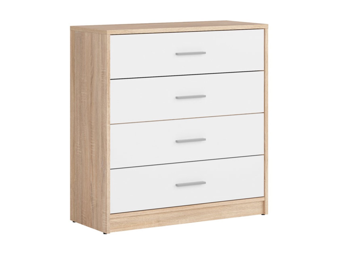 Kumode ar četrām atvilktnēm NEPO PLUS 80 cm, Sonoma ozols
