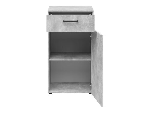 Kumode ar durvīm un atvilktni “MultiDo”, 45 cm, gaiša ateljē