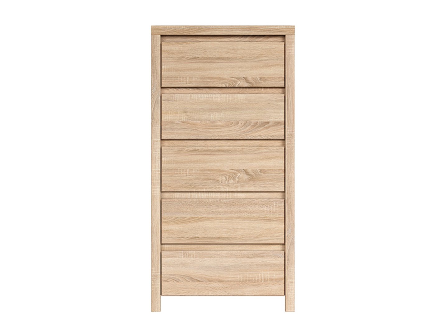 KASPIAN kumode ar piecām atvilktnēm, 56 cm, Sonoma ozols/Sonoma ozols — изображение 2