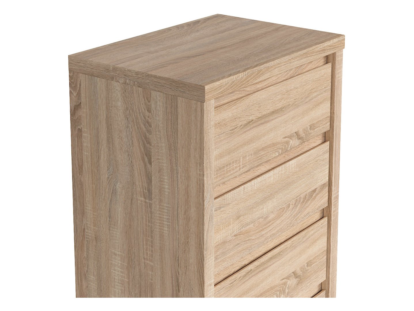 KASPIAN kumode ar piecām atvilktnēm, 56 cm, Sonoma ozols/Sonoma ozols — изображение 4