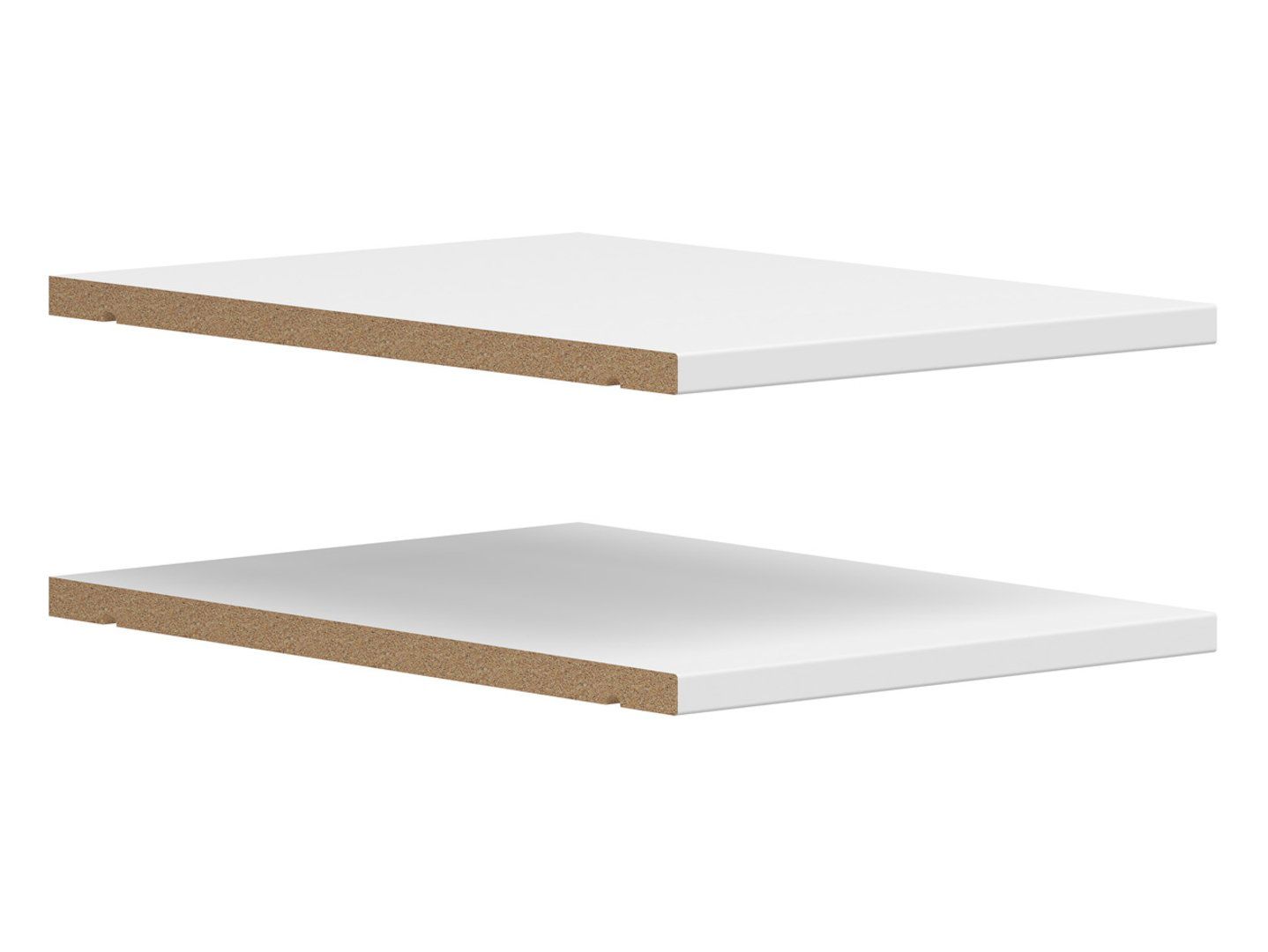 2 plauktu komplekts MultDo plauktiem, 27 cm, balts — изображение 5