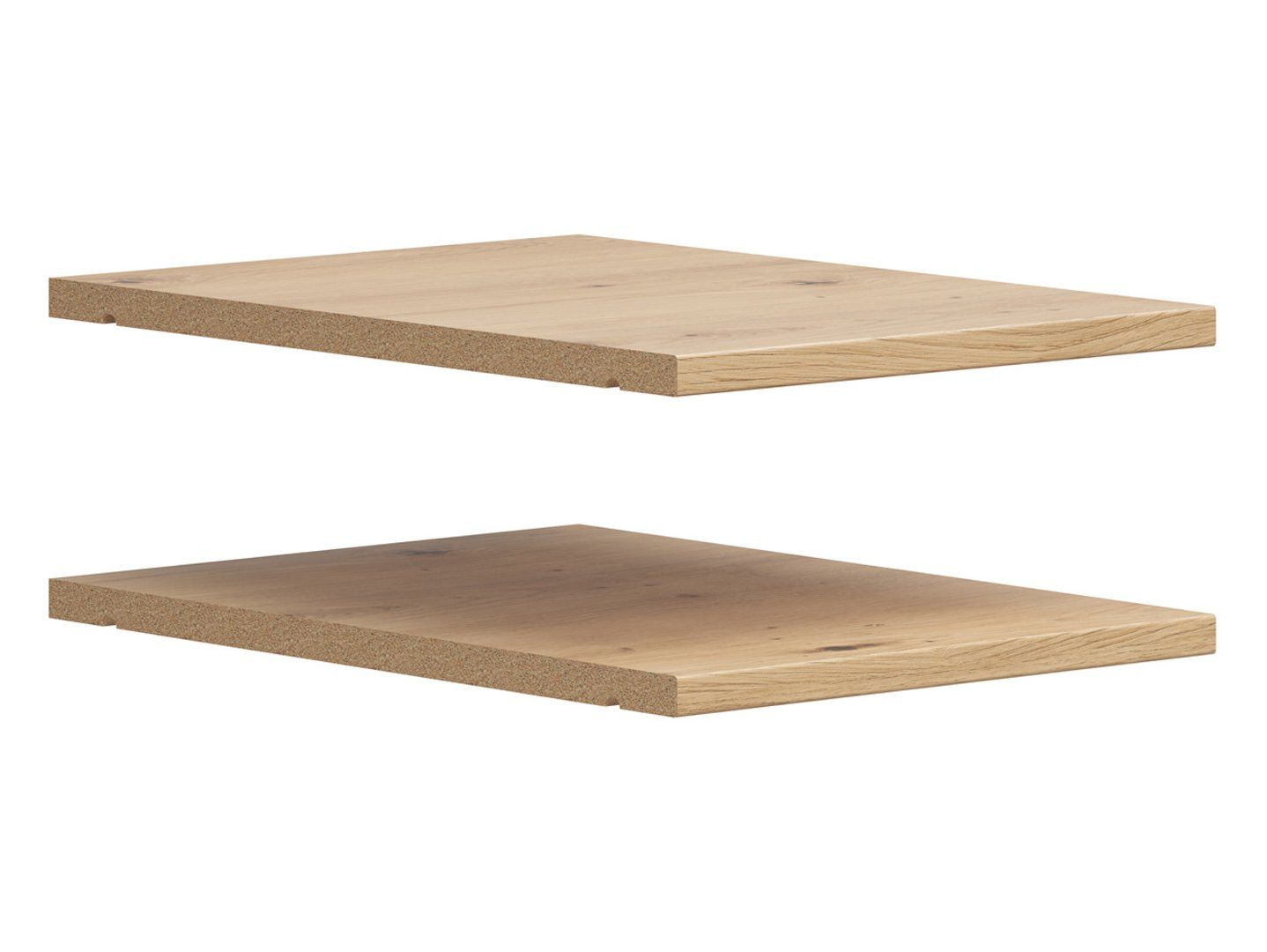 2 plauktu komplekts MultDo plauktiem, 27 cm, mākslīgais ozols — изображение 5