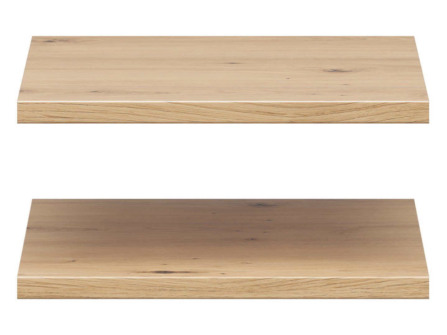 2 plauktu komplekts MultDo plauktiem, 27 cm, mākslīgais ozols — изображение 6