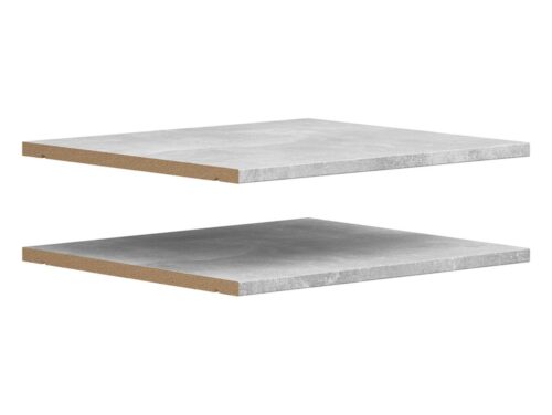 2 plauktu komplekts MultDo plauktiem, 42 cm, gaišs ateljē