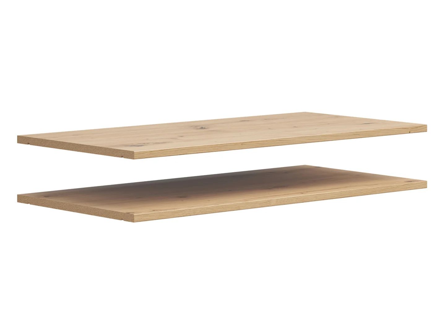 2 plauktu komplekts MultDo plauktiem, 77 cm, mākslīgais ozols — 5 attēls