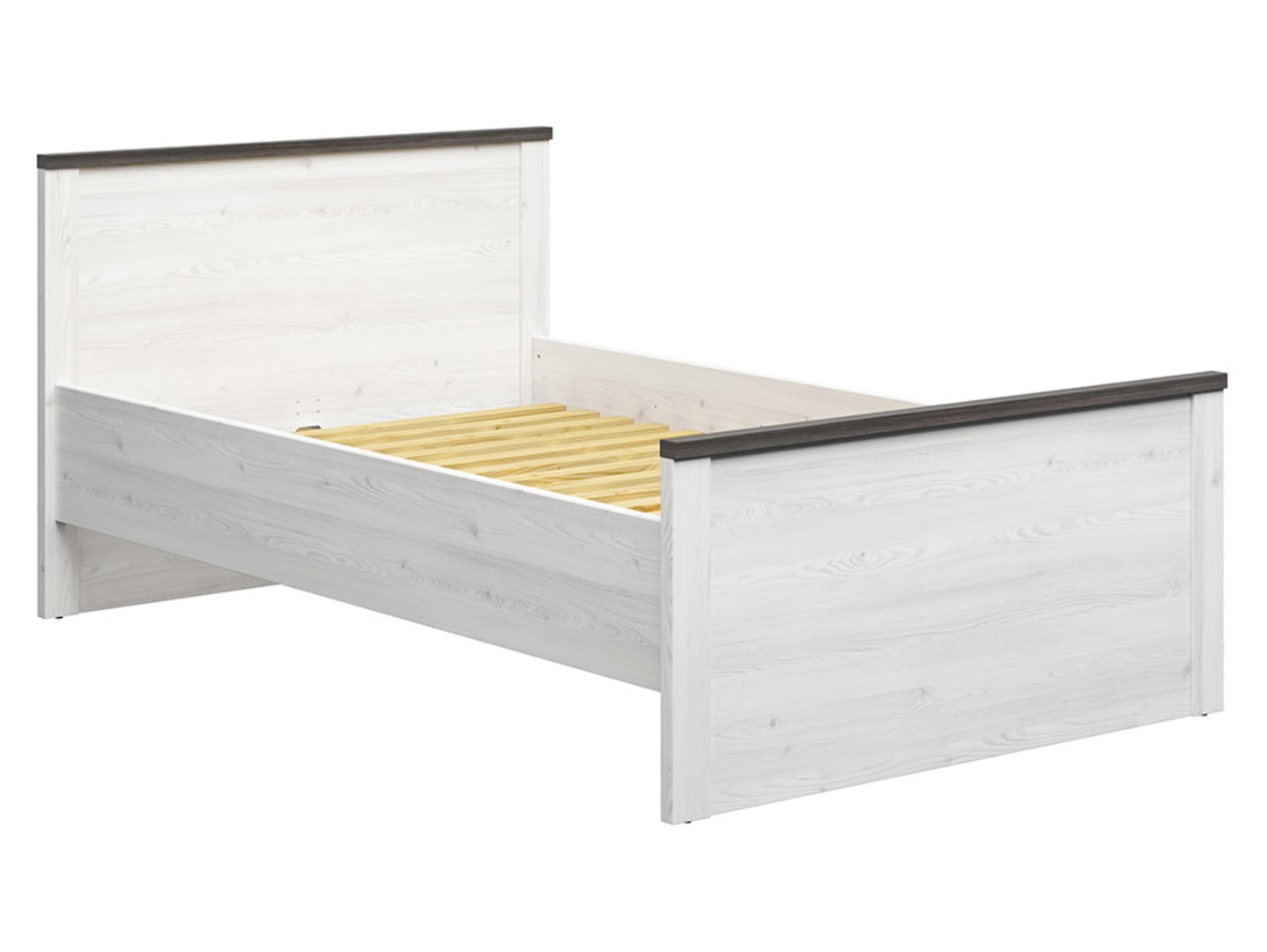 Gulta 120 HESEN 130 cm gaiša Sibiu lapegle/larico priede