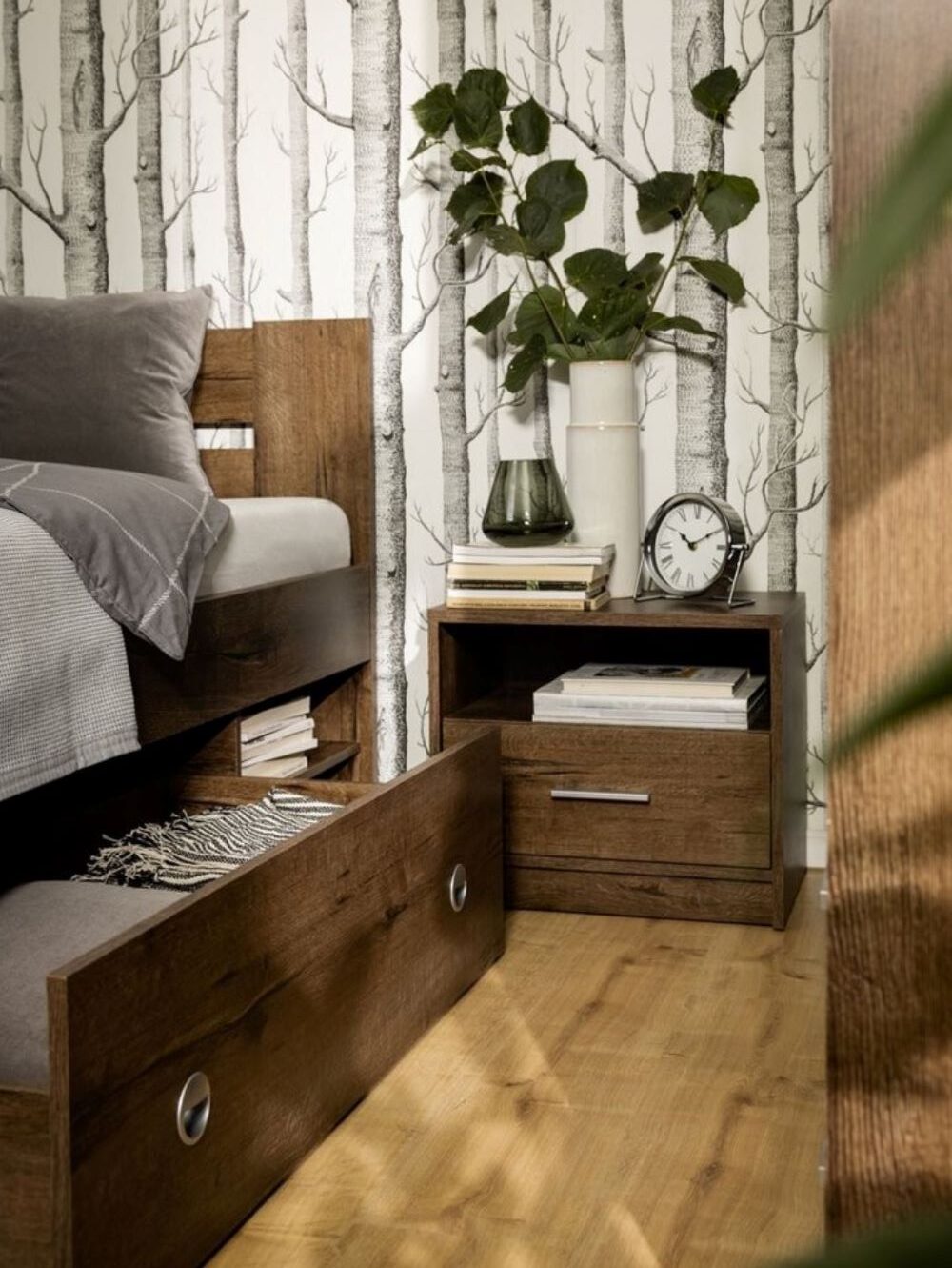 Gulta 120 NEPO PLUS cēls ozols — 3 attēls
