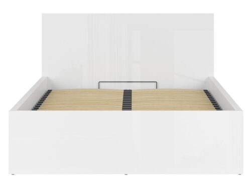 Gulta 140 B ar rāmi un matraci MIMAS MULTI SILVER TETRIX 149 cm Sonoma ozols