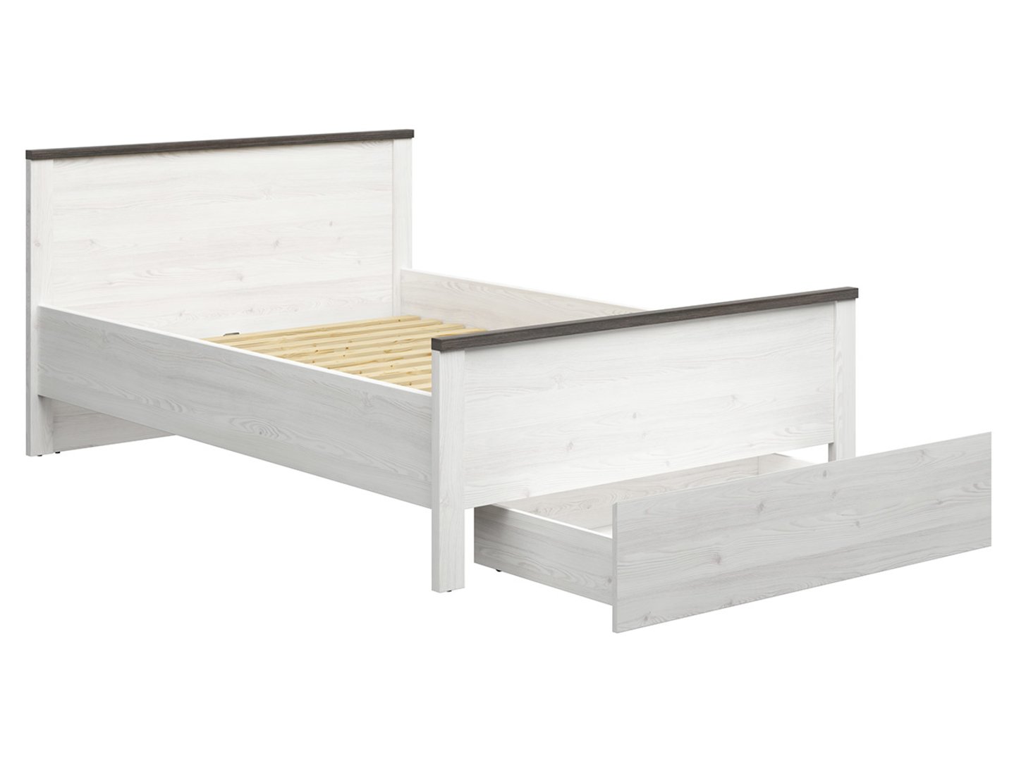 Gulta 140 HESEN 149 cm gaiša Sibiu lapegle/Larisco priede — 3 attēls