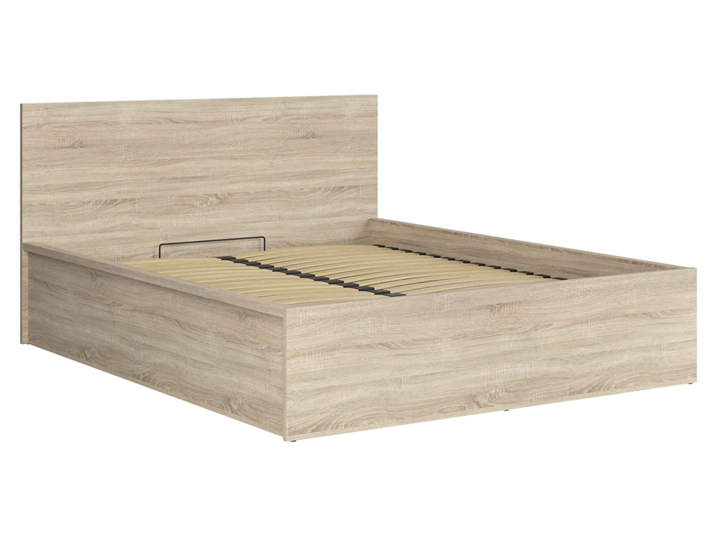 Gulta 160 B ar rāmi un matraci MIMAS MULTI SILVER TETRIX 169 cm Sonoma ozols — изображение 6