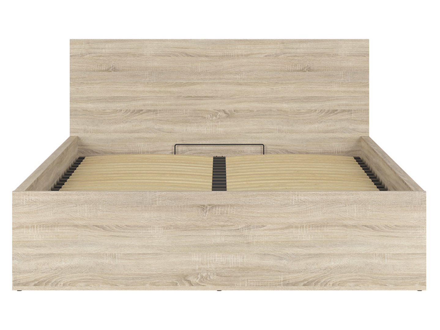 Gulta 160 B ar rāmi un matraci MIMAS MULTI SILVER TETRIX 169 cm Sonoma ozols