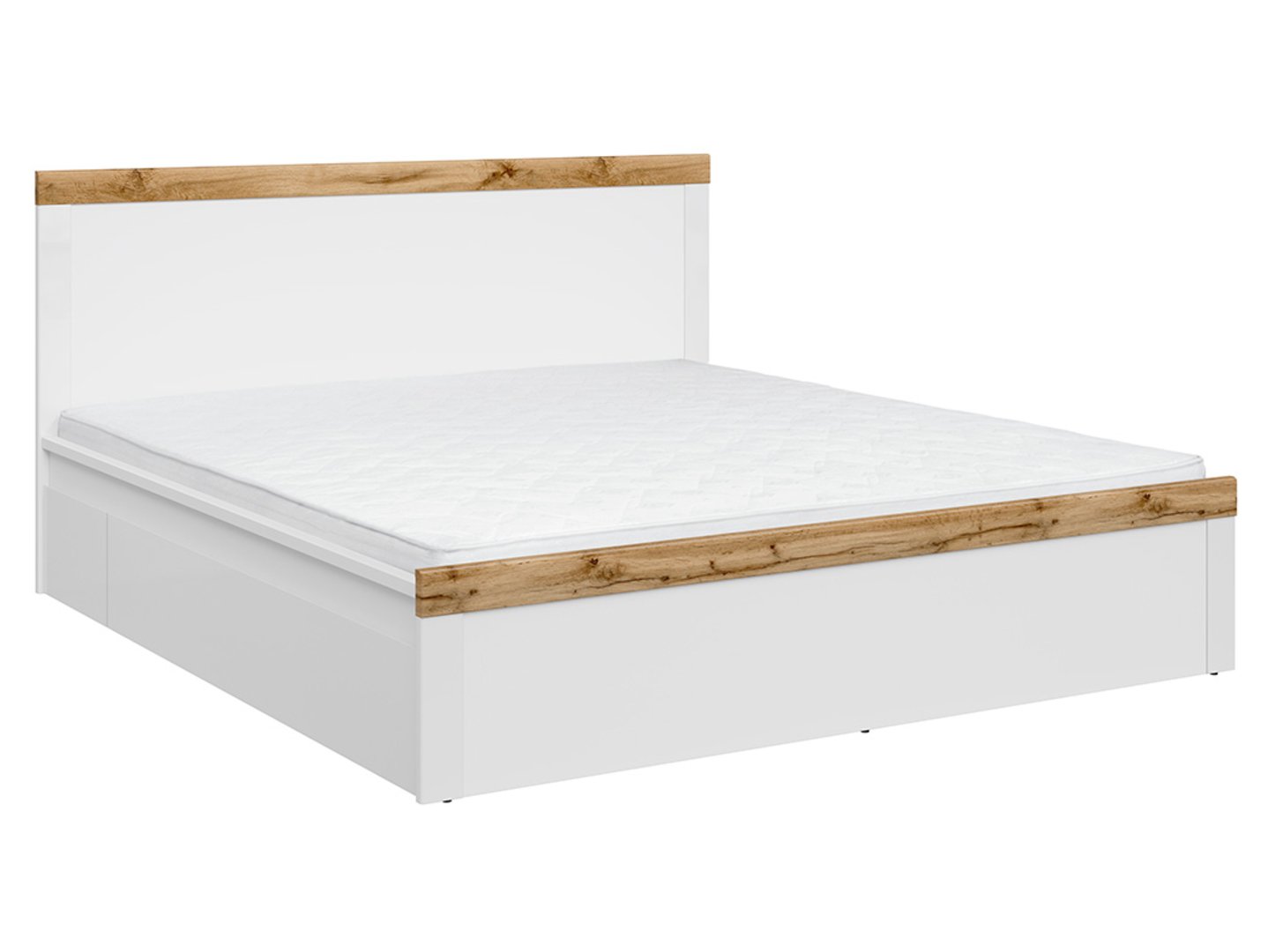 Gulta 180 HOLTEN 189 cm balta/ozola krāsā wotan — изображение 7