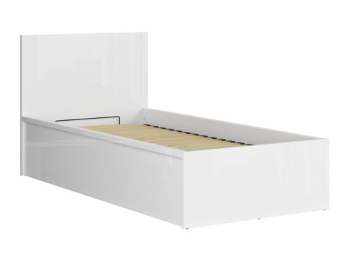 Gulta 90 B TETRIX 99 cm balta spīdīga