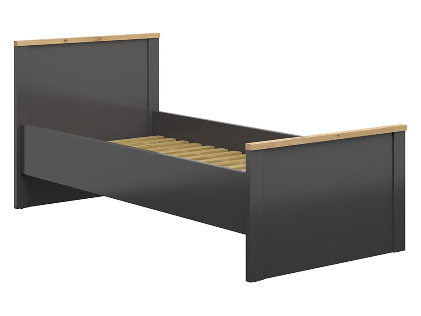 Gulta 90 HESEN 100.4 cm grafīta krāsā/amatnieciskā ozolkoka krāsā — изображение 5