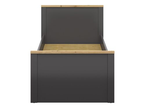 Gulta 90 HESEN 100.4 cm grafīta krāsā/amatnieciskā ozolkoka krāsā