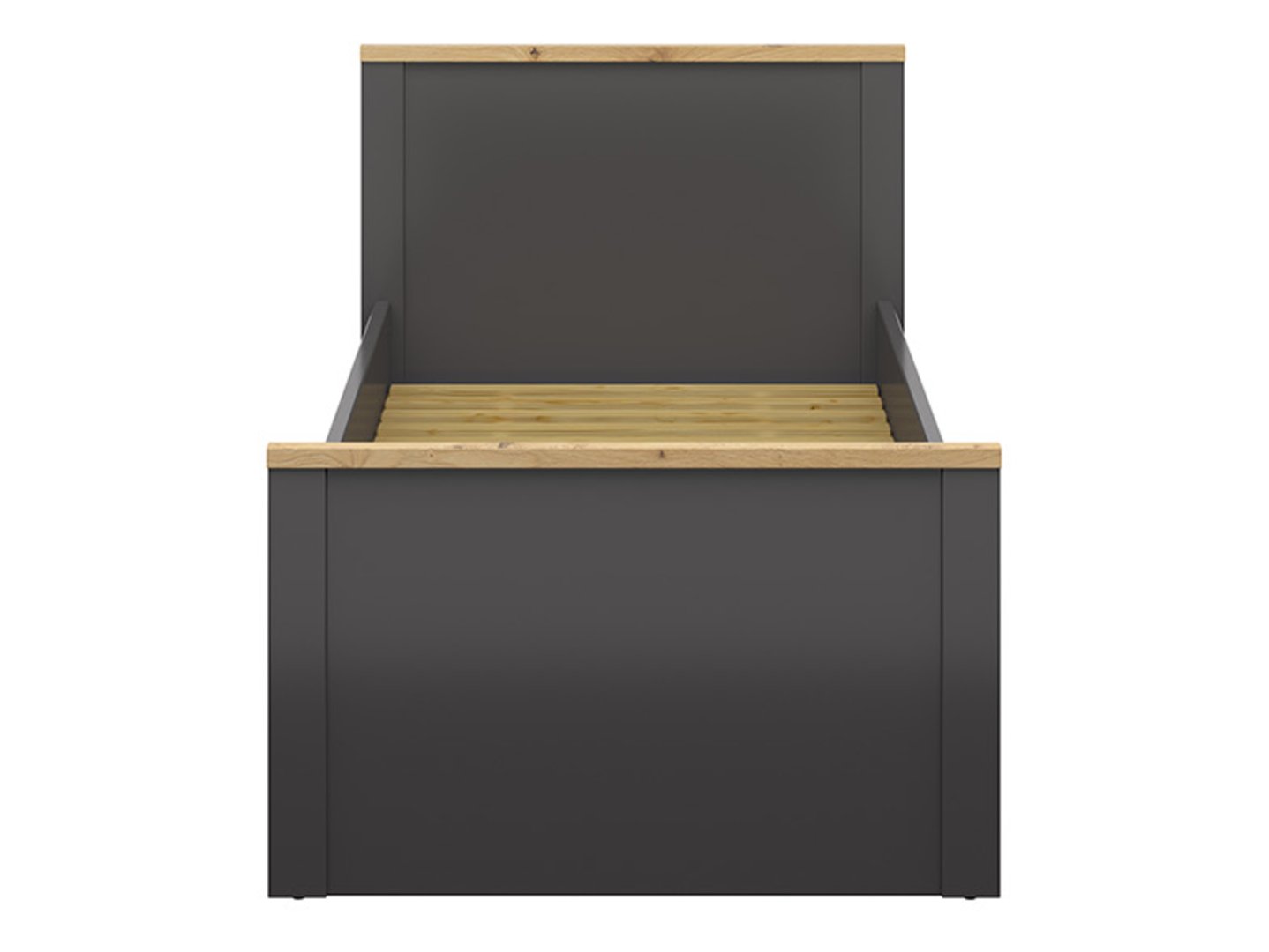 Gulta 90 HESEN 100.4 cm grafīta krāsā/amatnieciskā ozolkoka krāsā