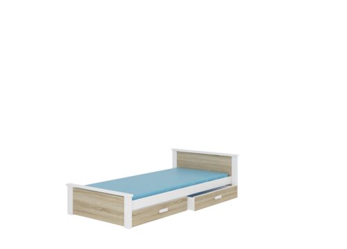 ALDEX gulta 180×80 balta/Sonoma ADRK