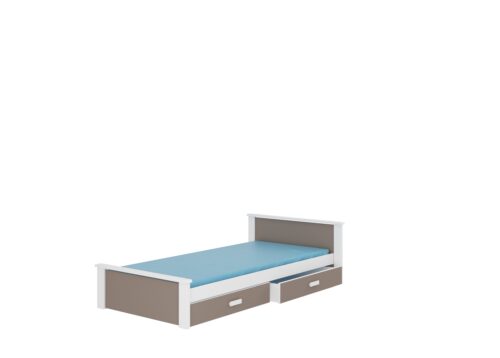 ALDEX gulta 180×80 baltā/trifeļu krāsā ADRK