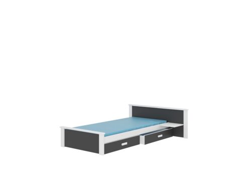 ALDEX PLAUKTS Gulta 180×80 baltā/ogles karbonā ADRK