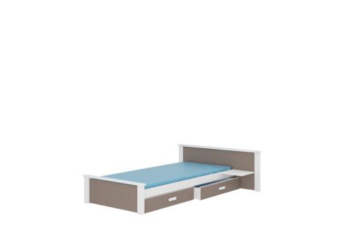 ALDEX PLAUKTS Gulta 200×90 Balta/Trifeļu ADRK