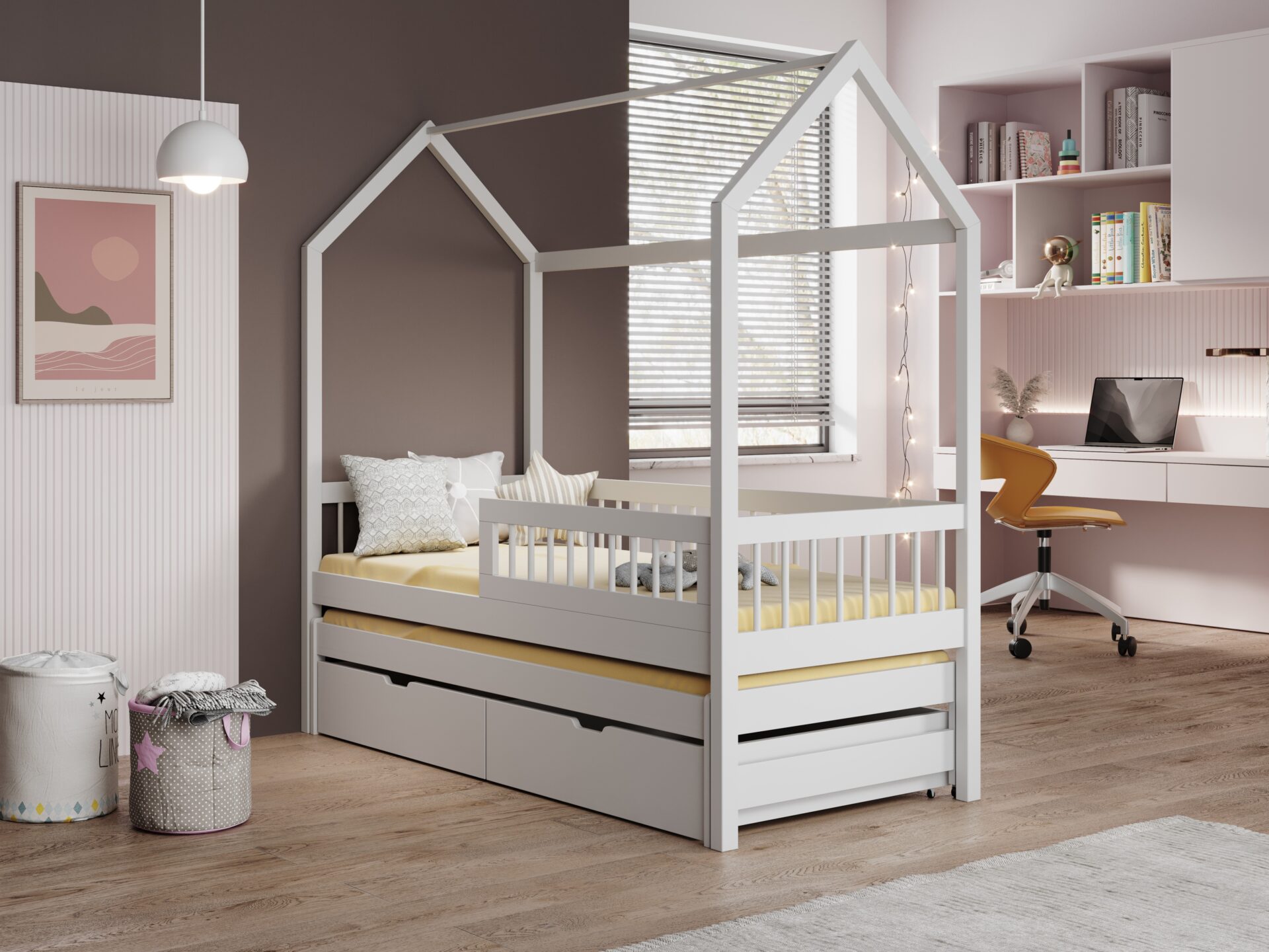 Artes House gulta ar matraci, balta, ADRK — 2 attēls