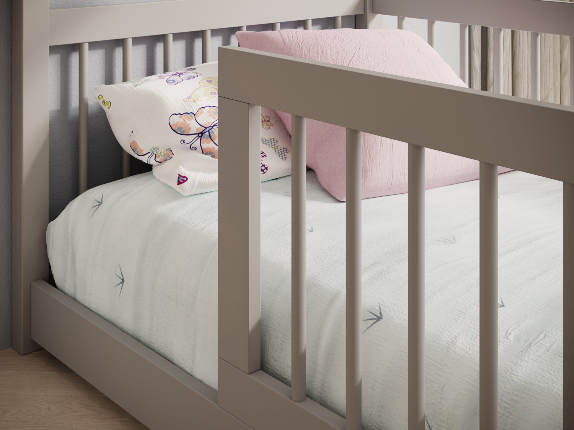 Graja House gulta ar matraci, pelēka, ADRK — изображение 3