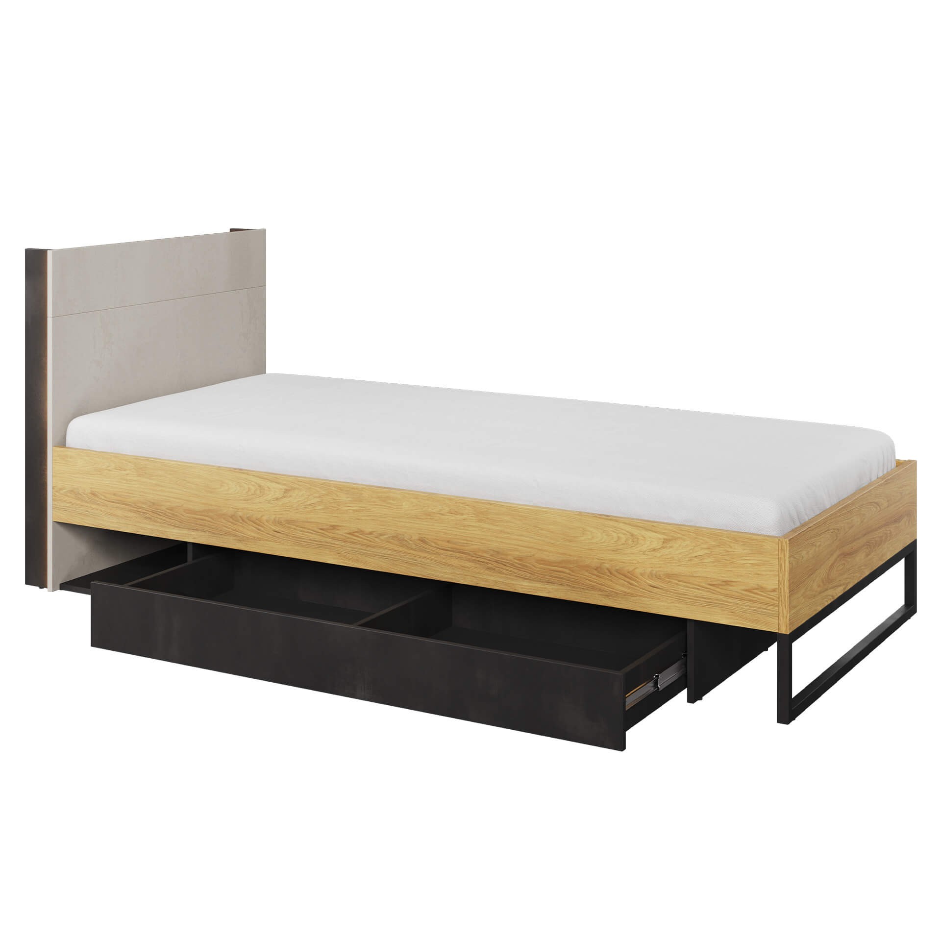 TEEN FLEX TF-16 gulta ar uzglabāšanas kasti | 90x200 — изображение 5