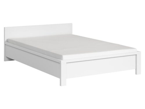KASPIAN gulta 140 cm balta/matēti balta
